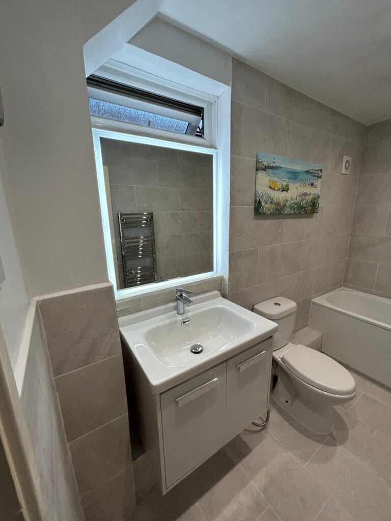 Compact Building bathroom renovation in London