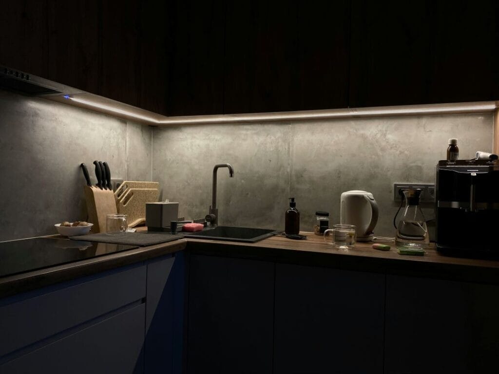An AI photo of a modern kitchen installation in London - Compact Building
