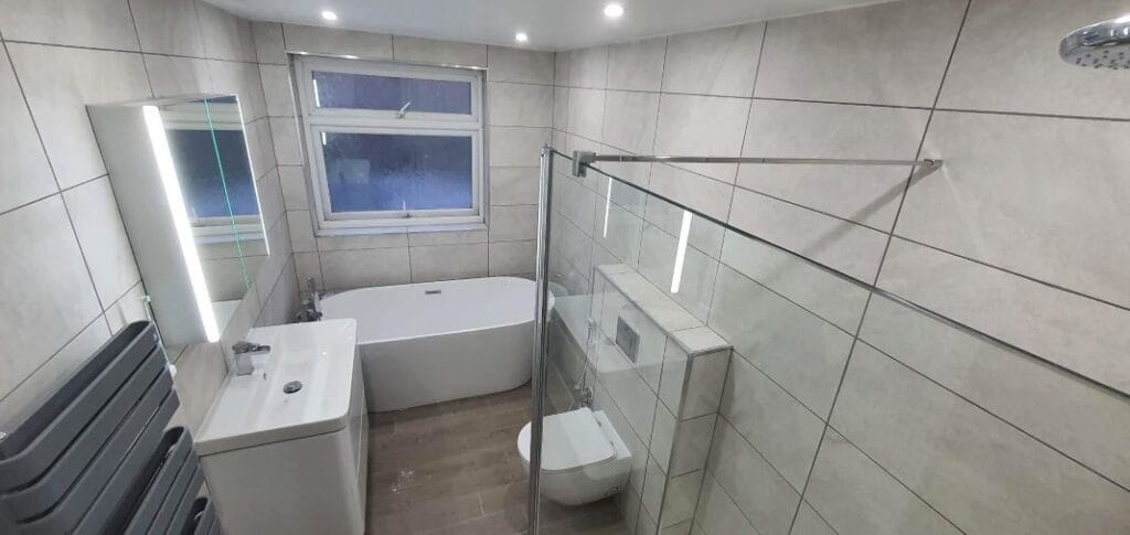 Luxury bathroom in London