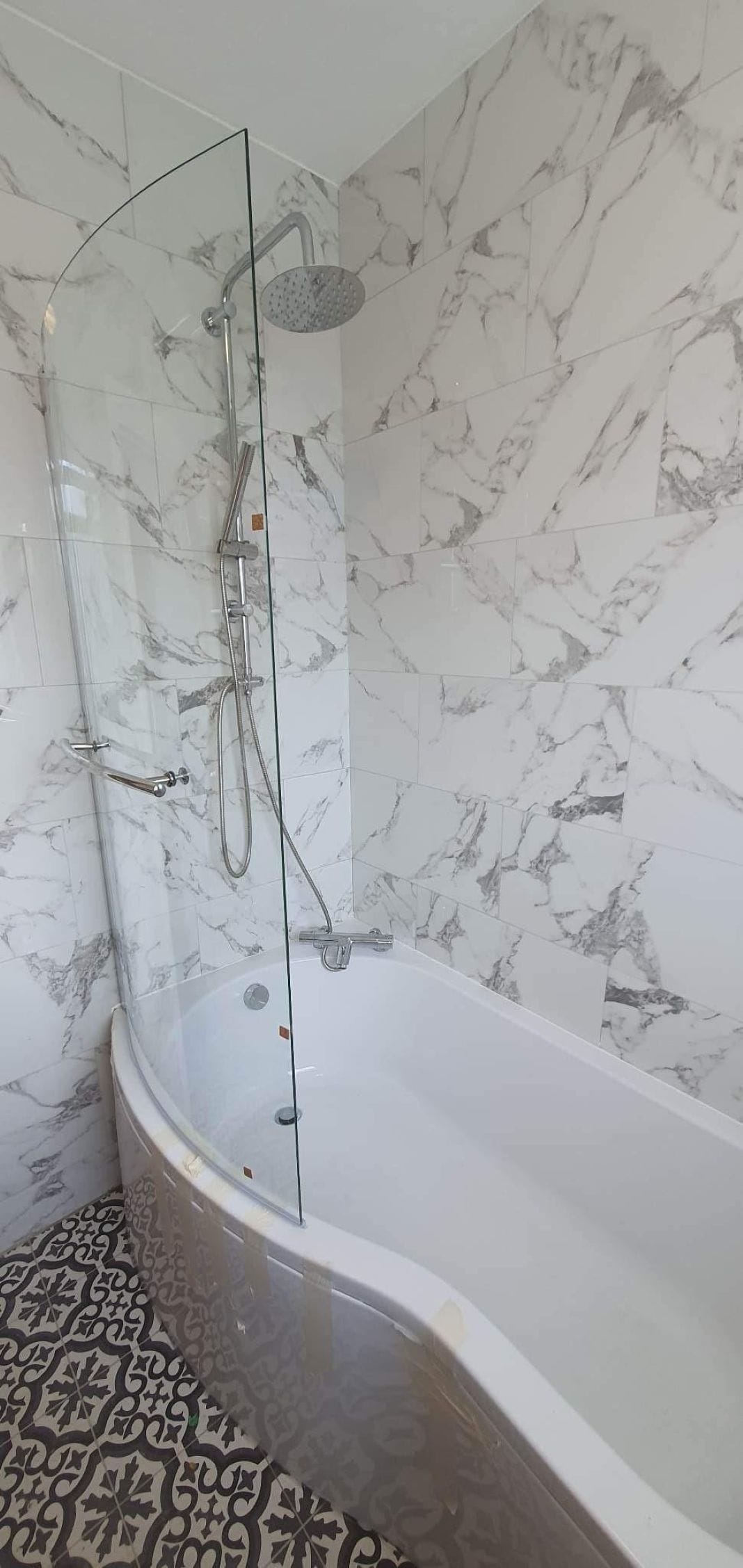 Bathroom marble redesign in London