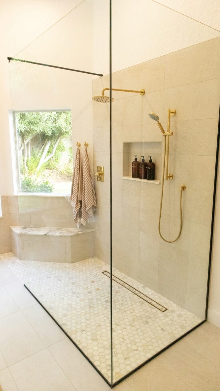 Wet room shower installation in Hertfordshire