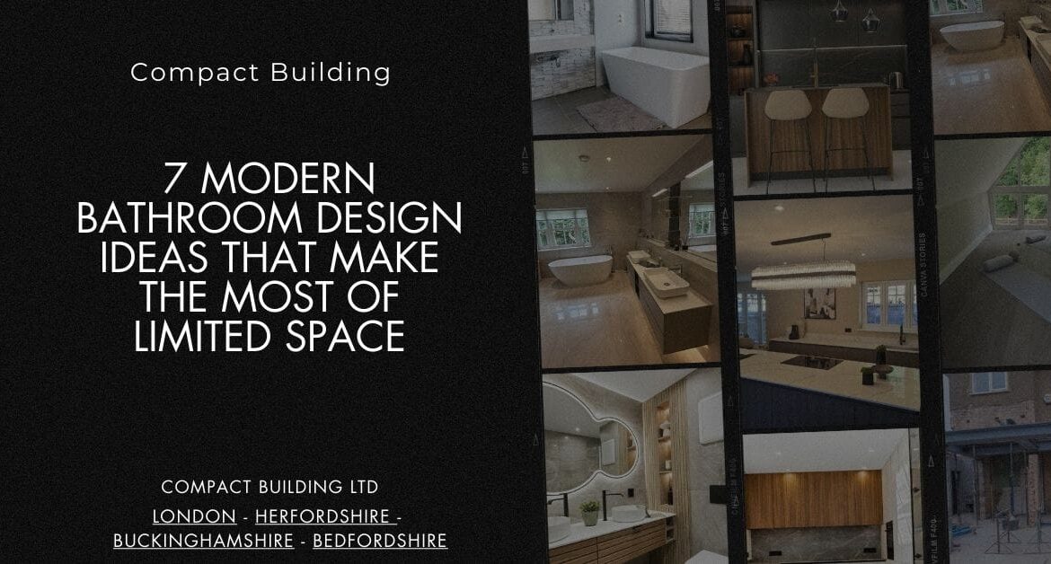 7 Modern Bathroom Design Ideas That Make the Most of Limited Space-Compact Building Ltd 7 Modern Bathroom Design Ideas That Make the Most of Limited Space-Compact Building Ltd