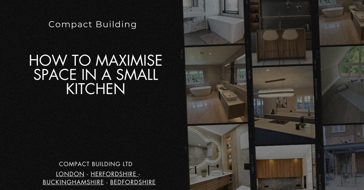 How to maximise space in a small kitchen-Compact Building Ltd