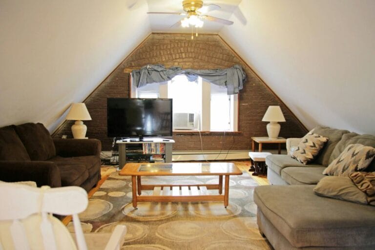 Inside a loft conversion in London