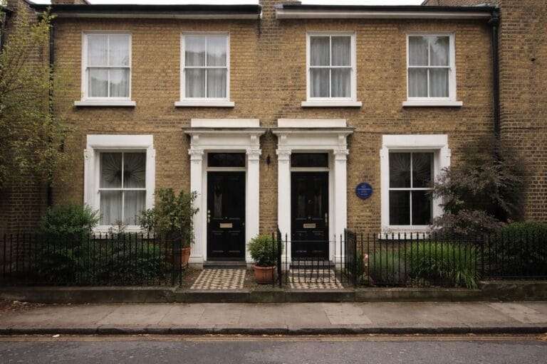 an illustrative image of London terrace houses