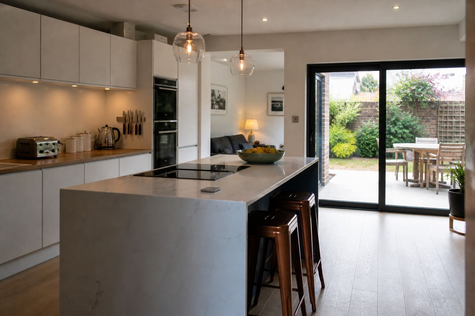 Contemporary Kitchen with Open Plan - Illustrative Image