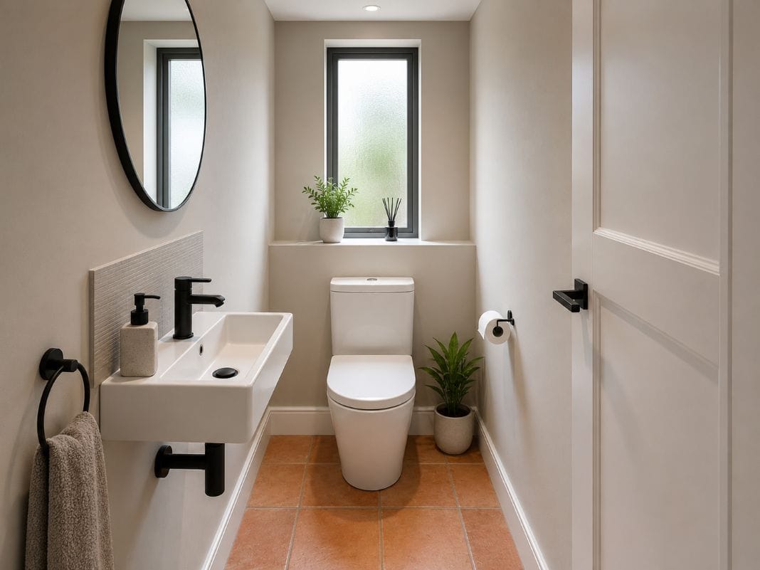 Downstairs Toilet Installation in London - Illustrative Image