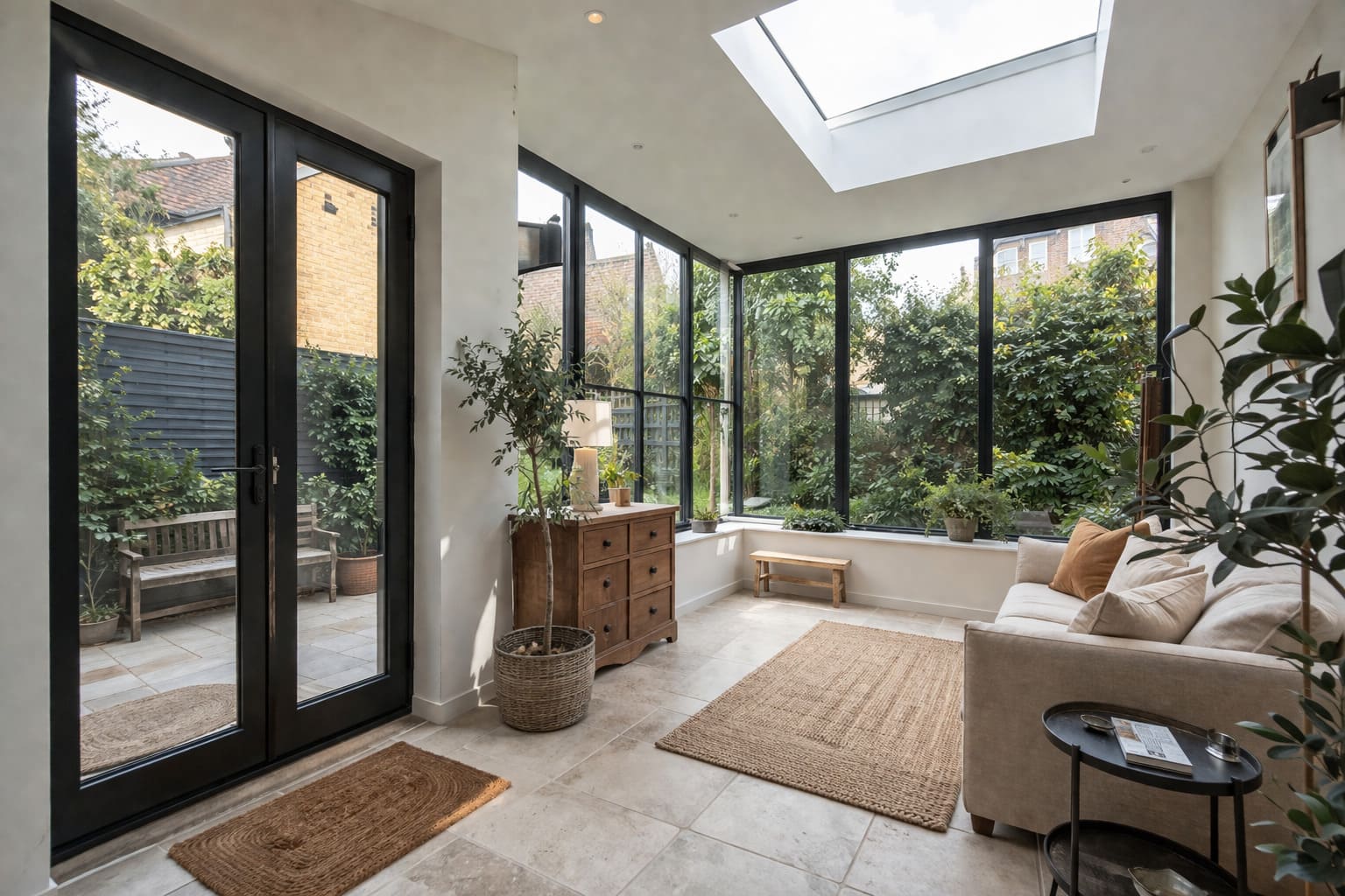 Home extension W London bright sunroom – Illustrative Image