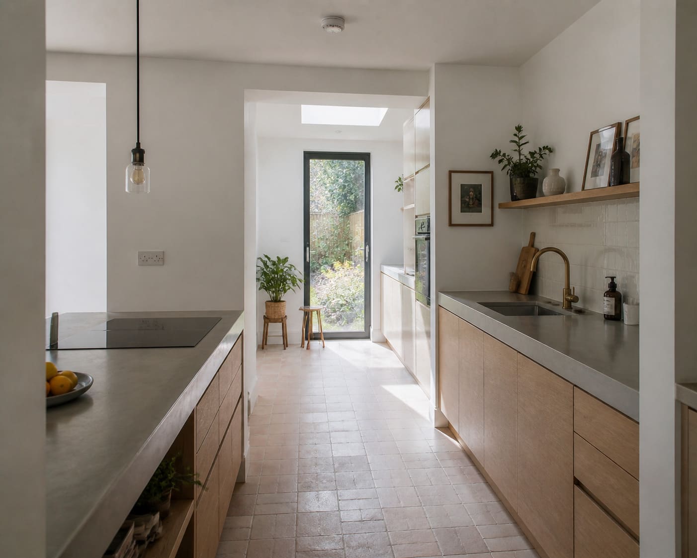Minimalist kitchen Hertfordshire open plan - Illustrative Image