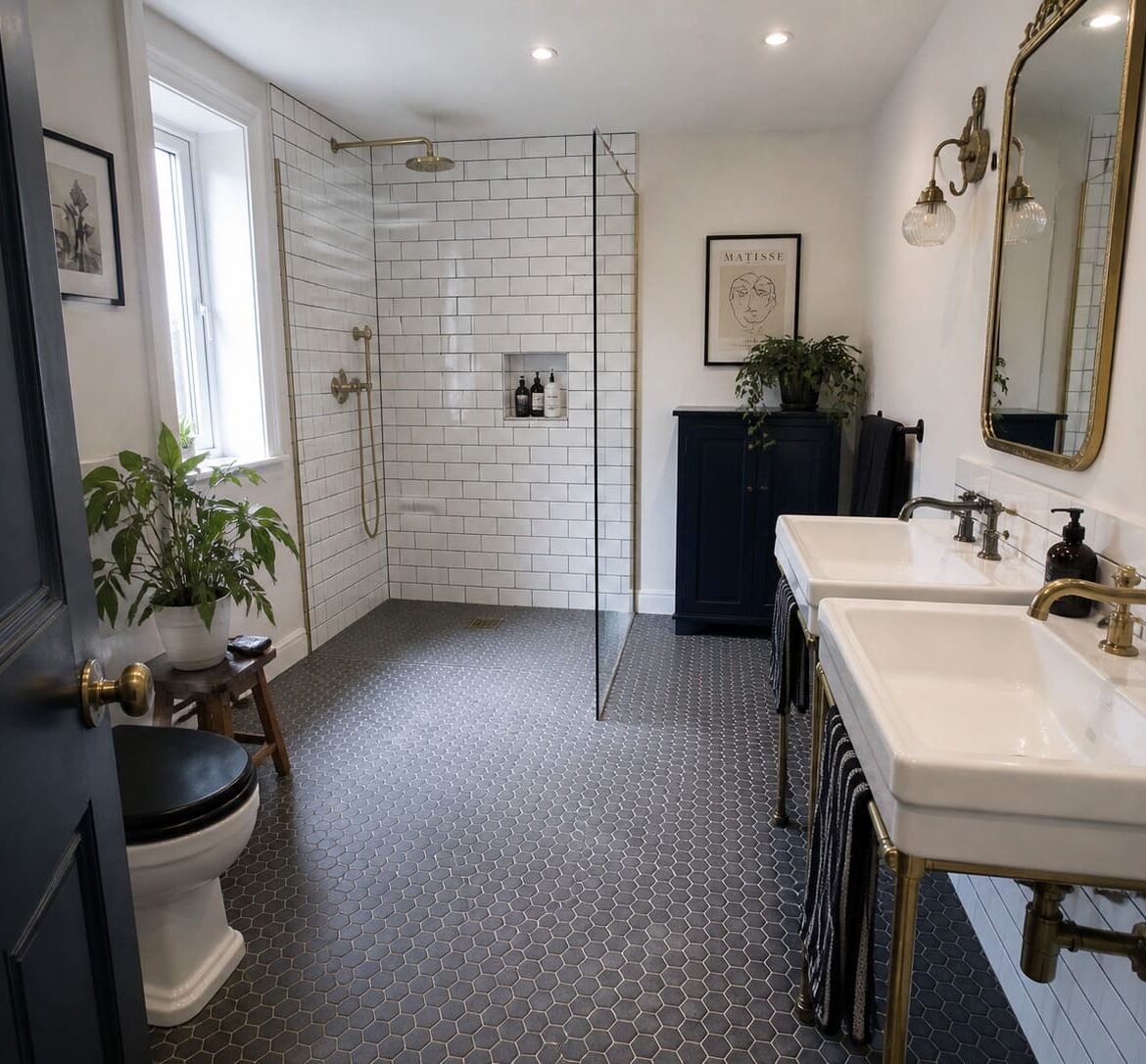 Wet room NW London modern design - Illustrative Image Wet room NW London modern design - Illustrative Image